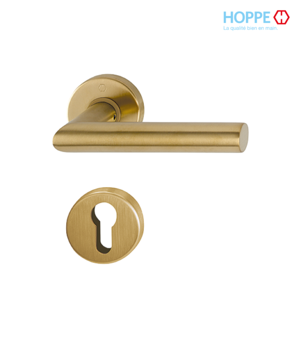 Poignée de porte HOPPE Amsterdam en inox pour porte intérieure